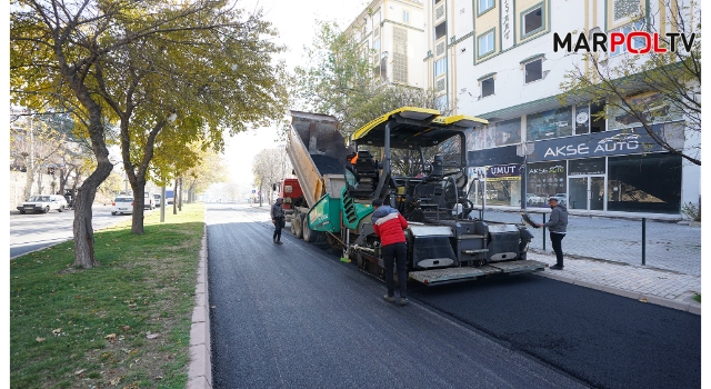 Büyükşehir, Dulkadiroğlu’nda Bir Arteri Daha Yeniliyor