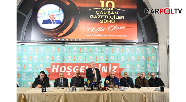 Başkan Mahçiçek, gazetecilerin gününü kutladı, çalışmaları anlattı