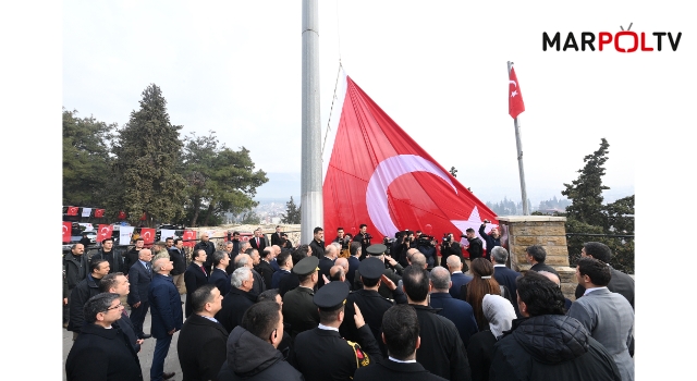 İstiklal Madalyası Şanlı Bayrağımızda Dalgalandı