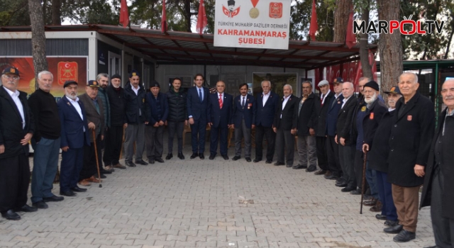 İYİ PARTİ DULKADİROĞLU BELEDİYE BAŞKAN ADAYI CAN, KIBRIS GAZİLERİNİ ZİYARET ETTİ