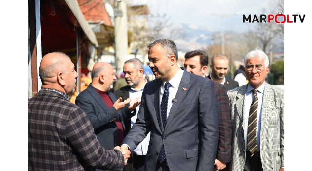 Başkan Adayı Toptaş, Vatandaşlarla Bir Araya Gelmeyi Sürdürüyor