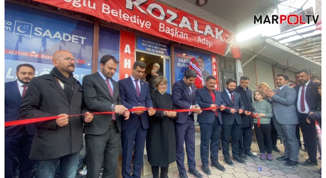 Saadet Partisi Dulkadiroğlu Seçim Ofisi Açıldı