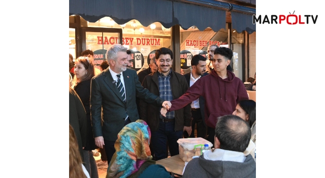 Başkan Görgel, Kapalı Çarşı’da Esnaf ve Vatandaşlarla Bir Araya Geldi