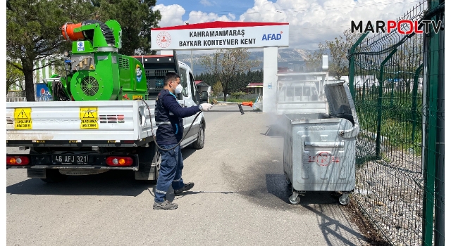 Ortak Kullanım Alanları Ramazan Bayramı Öncesi Dezenfekte Ediliyor