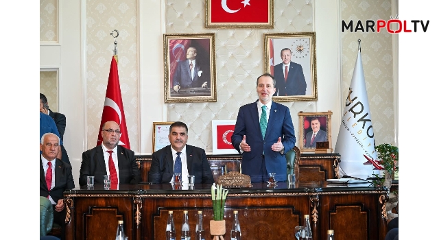 Fatih Erbakan’dan Türkoğlu Belediyesi’ne Ziyaret