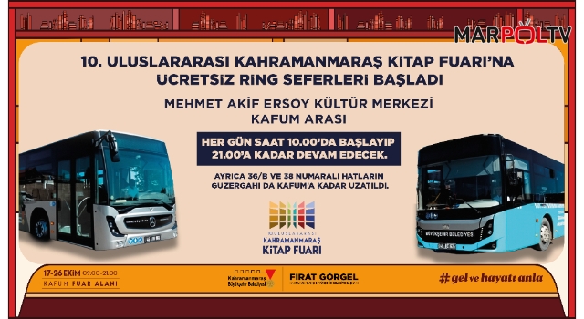 Kitap Fuarı’na Ücretsiz Ring Seferleri Başladı!