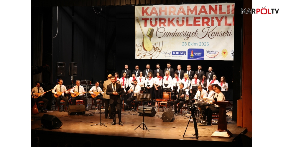 Onikişubat Belediyesi’nin Kahramanlık Türküleriyle Cumhuriyet Konseri’ne yoğun ilgi
