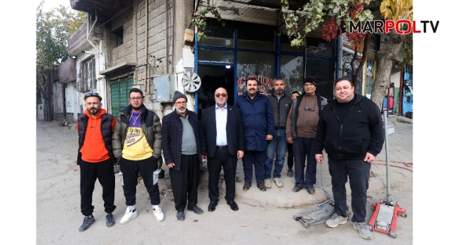 Başkan Akpınar'dan Sakarya Çarşısında Esnaf Ziyareti