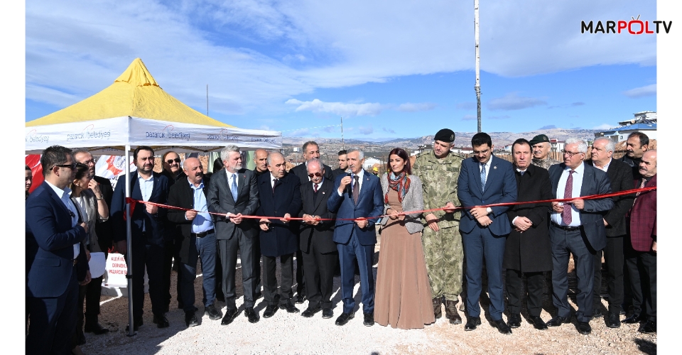 Başkan Görgel, Pazarcık’ta Alevi Kültür Dernekleri Hizmet Binasının Temel Atma Törenine Katıldı