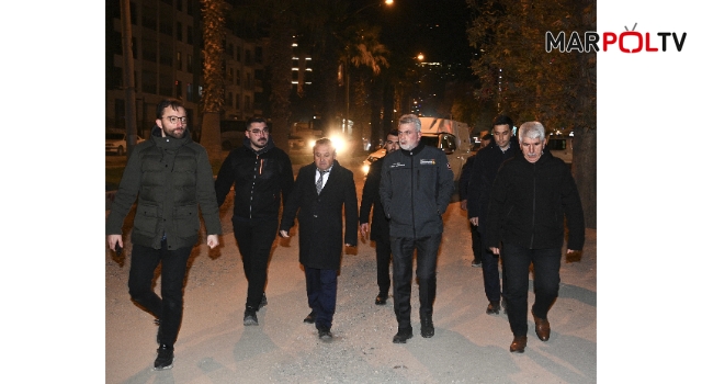 Başkan Görgel, Şehir Merkezindeki Alt ve Üstyapı Çalışmalarını Yerinde İnceledi