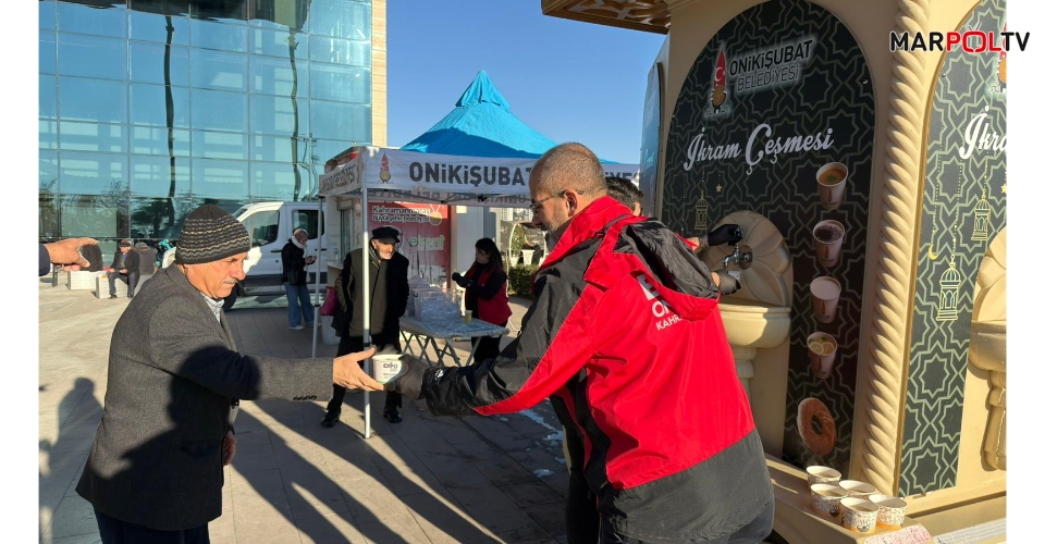 Onikişubat Belediyesi’nden KSÜ Tıp Fakültesi’nde gönülleri ısıtan ikram