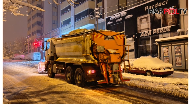 Büyükşehir’den Arterlerde Buzlanmaya Karşı Yoğun Tedbir