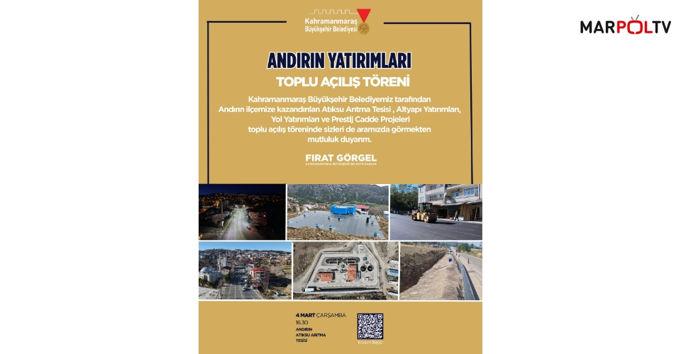 Büyükşehir’den 23 Ayda Andırın’a 1 Milyarlık Yatırım