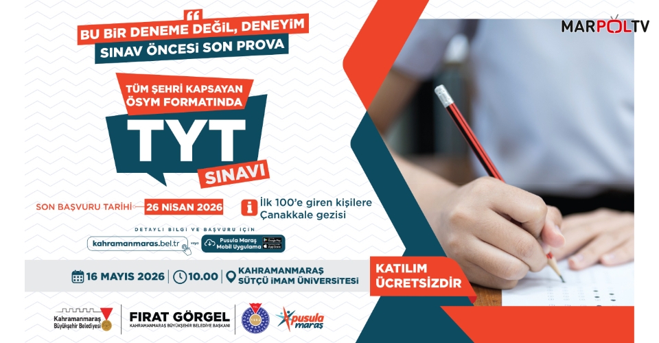 Üniversiteye Hazırlanan Gençlere Büyükşehir’den Ödüllü Deneme Sınavı