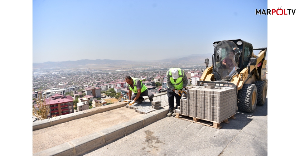 BALLICA MAHALLESİ’NDE KİLİT PARKE KALDIRIM VE MERDİVEN ÇALIŞMALARI TAMAMLANDI