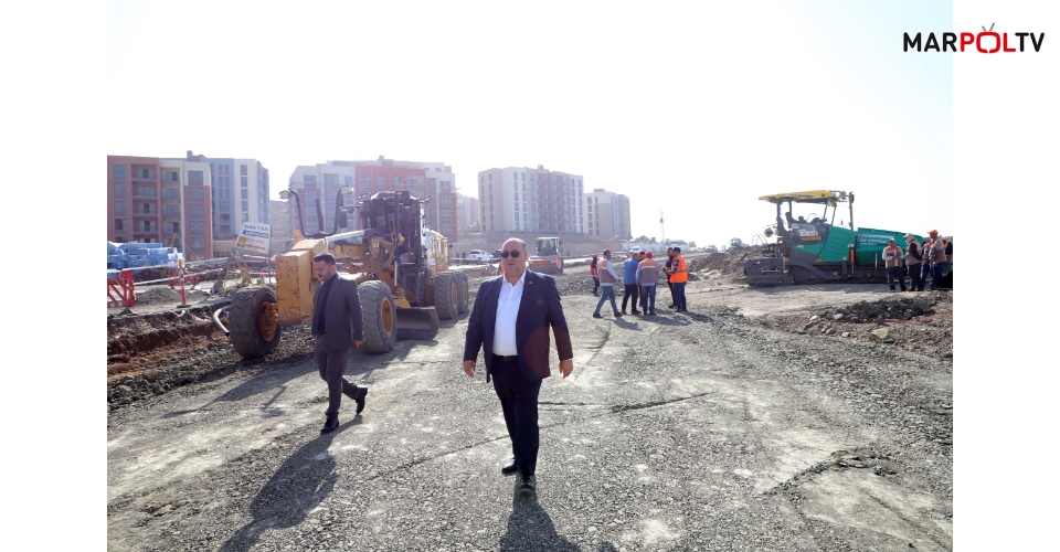 BAŞKAN AKPINAR DOĞUKENT MAHALLESİNDE DEVAM EDEN ÇALIŞMALARI YERİNDE İNCELEDİ