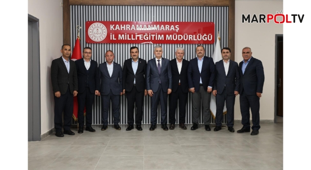KAHRAMANMARAŞ İL YÖNETİMİNDEN MİLLÎ EĞİTİM MÜDÜRÜ AKPINAR’A ZİYARET
