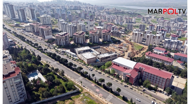 Kahramanmaraş’ın Yeni Nesil Gençlik ve Spor Kompleksi Hızla Yükseliyor