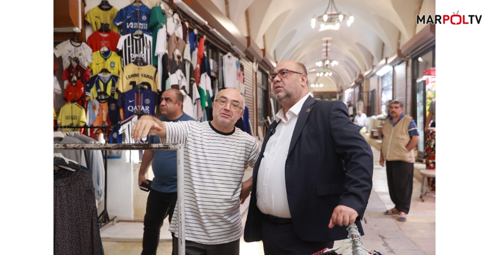 BAŞKAN AKPINAR, RESTORASYONU TAMAMLANAN TARİHÎ KAPALI ÇARŞIDA ESNAFLA BULUŞTU