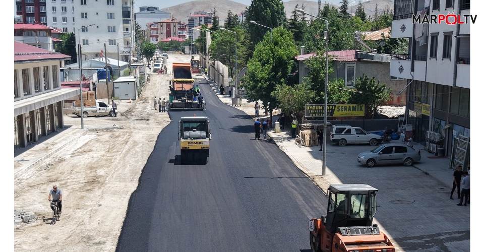 Büyükşehir, Elbistan’ın Caddelerini Yeniliyor