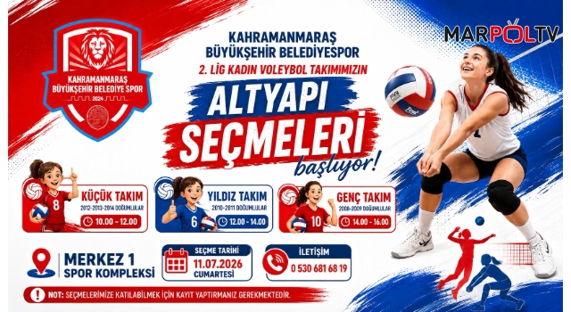 Büyükşehir’in Kadın Voleybol Takımı Altyapı Seçmeleri İçin Başvurular Başladı