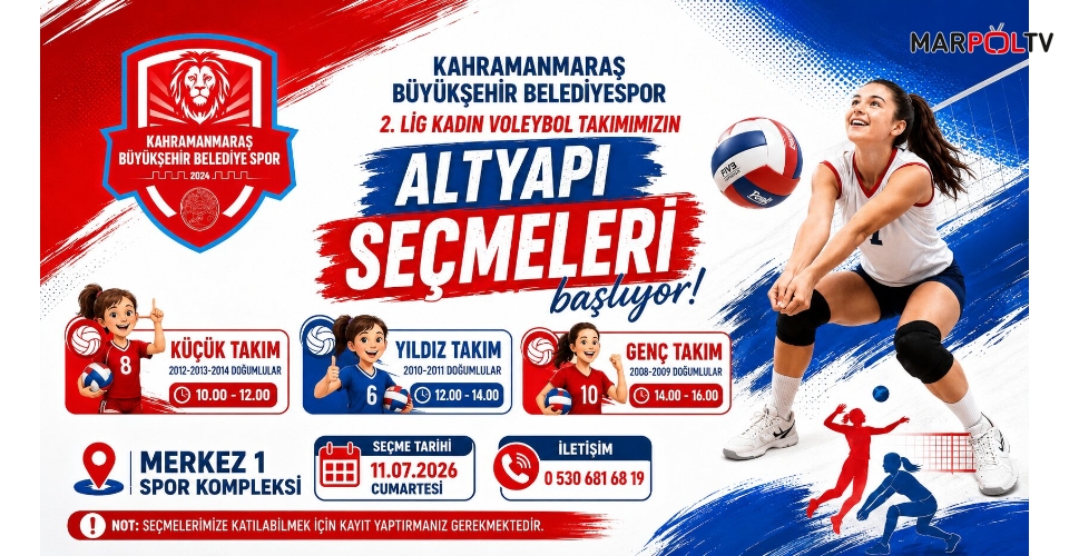 Büyükşehir’in Kadın Voleybol Takımı Altyapı Seçmeleri İçin Başvurular Başladı