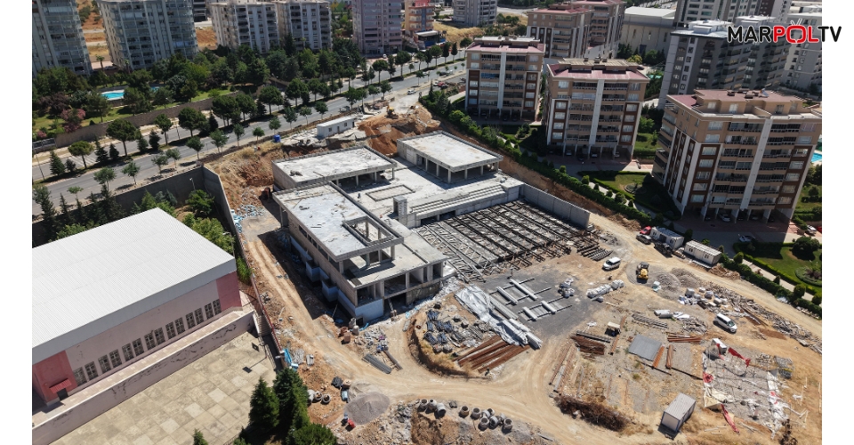 Kahramanmaraş’ın Türkiye’ye Örnek Gençlik Merkezi Hızla Yükseliyor
