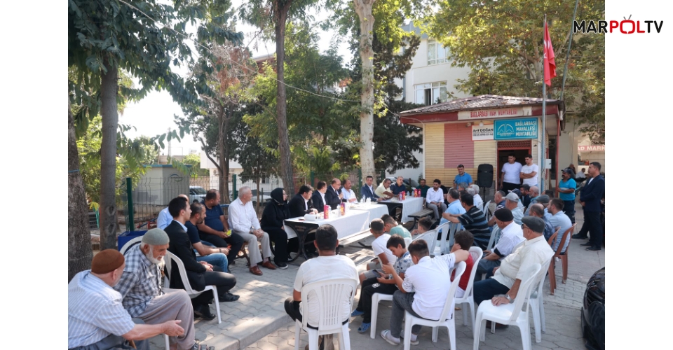 BAŞKAN AKPINAR 101. MAHALLE TOPLANTISINDA BAĞLARBAŞI MAHALLESİ SAKİNLERİYLE BULUŞTU