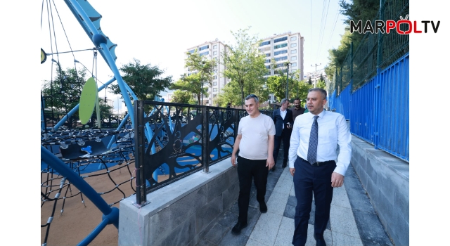 Başkan Toptaş, mahallelerin yaşam kalitesini artıran parkları ziyaret etti