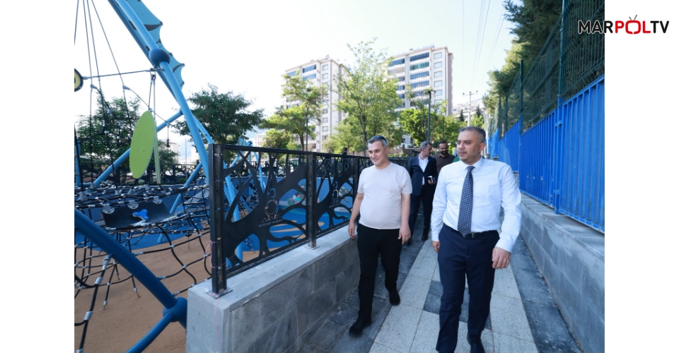 Başkan Toptaş, mahallelerin yaşam kalitesini artıran parkları ziyaret etti