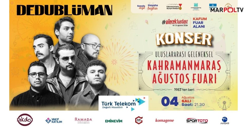 Dedublüman KAFUM’da Müzik Ziyafeti Yaşatacak