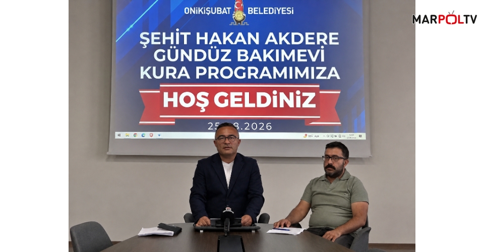 Onikişubat Belediyesi’nin 45 farklı mahalleden başvuru alan Gündüz Bakımevi’nde yeni dönemin kuraları çekildi