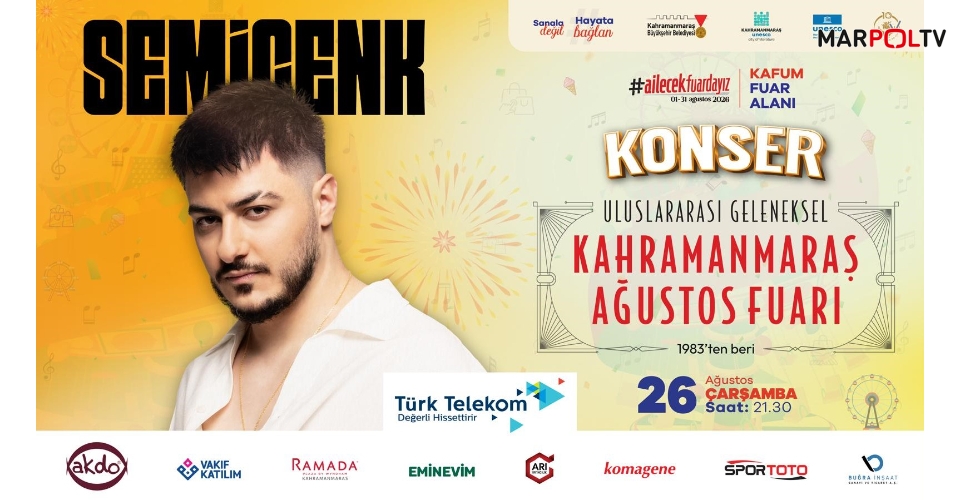 Semicenk, Çarşamba Günü Ağustos Fuarı’nda Sahne Alacak