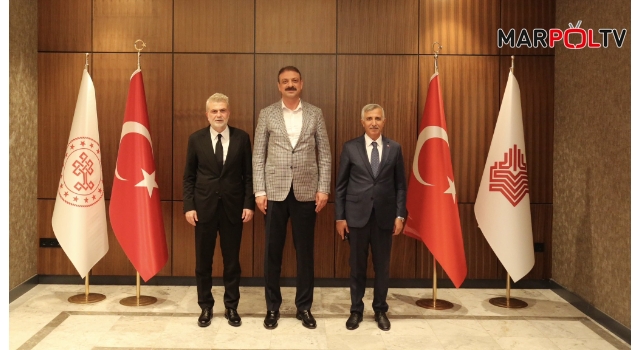 Vali Ünlüer ve Başkan Görgel’den Vakıflar Genel Müdürlüğü’ne ziyaret