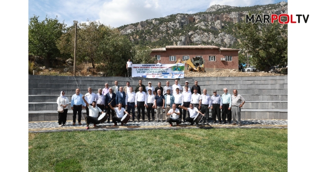 Başkan Toptaş, Kertmen’de güreş sahasını inceledi