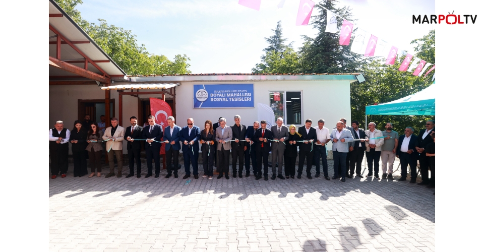 BERTİZ’E YENİ SOSYAL ALAN: BOYALI SOSYAL TESİSLERİ HİZMETE AÇILDI