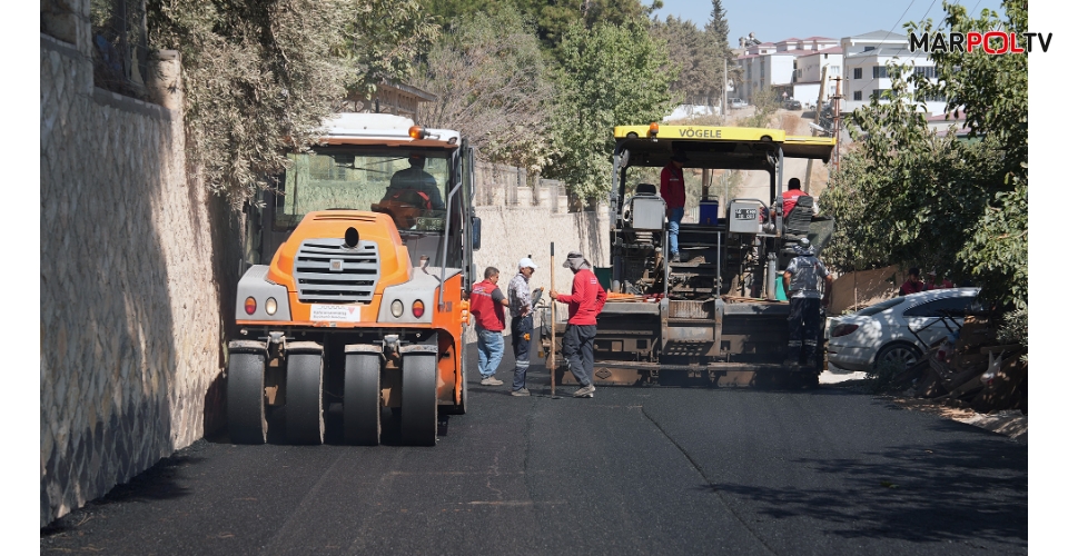 Büyükşehir, Onikişubat Kâtip Çelebi Caddesi’ni Asfaltlıyor
