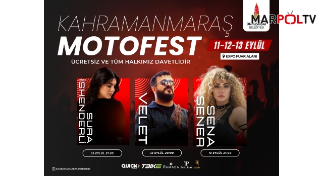 Onikişubat Belediyesi, 2. Kahramanmaraş Motofest’in startını veriyor