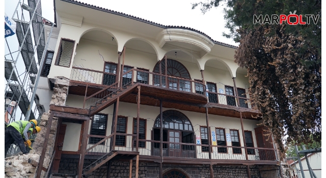 Tescilli Kocabaş Konağı’nda Titiz Restorasyon Süreci Sürüyor