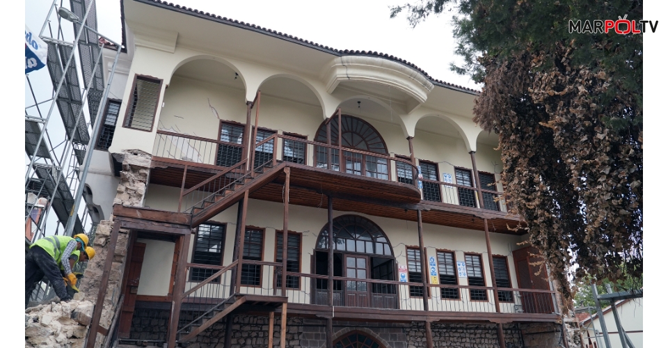 Tescilli Kocabaş Konağı’nda Titiz Restorasyon Süreci Sürüyor