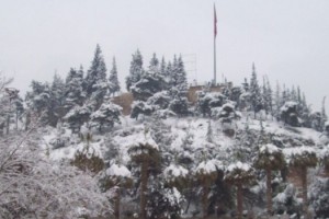 Kahramanmaraş kent merkezine kar yağışı