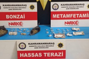 Kahramanmaraş’ta uyuşturucu satıcısı 4 kişi tutuklandı