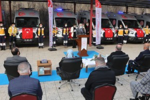 SAĞLIK BAKANLIĞINDAN KAHRAMANMARAŞA 10 YENİ AMBULANS