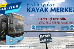 Yedikuyular’a Otobüs Seferleri Başlıyor