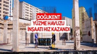 DOĞUKENT YÜZME HAVUZU İNŞAATI HIZ KAZANDI