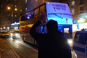 Kurtuluş Otobüsü Şehri Dolaşıyor