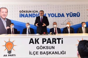 Ak Parti Grup Başkan Vekili Ünal, Göksun Teşkilatı nı ziyaret etti