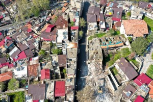 Sarayaltı Yolu’nda Yıkımlar Başladı