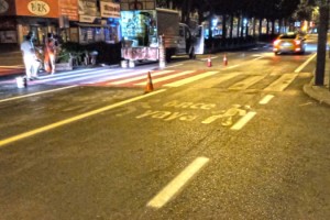 Daha Güvenli Trafik İçin yol şeritleri Yenilendi