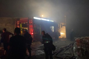 Kahramanmaraş’ta tekstil fabrikası deposunda yangın